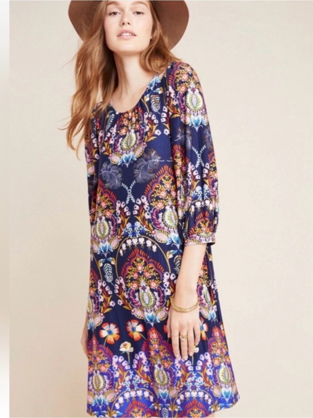 Maeve Sawyer Balloon Sleeve Tunic Dress